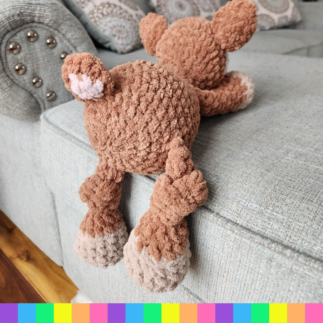 Crocheted Fawn Plushie