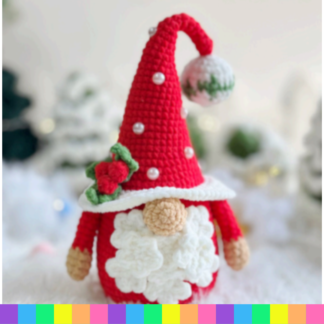Santa Gnome Plushie
