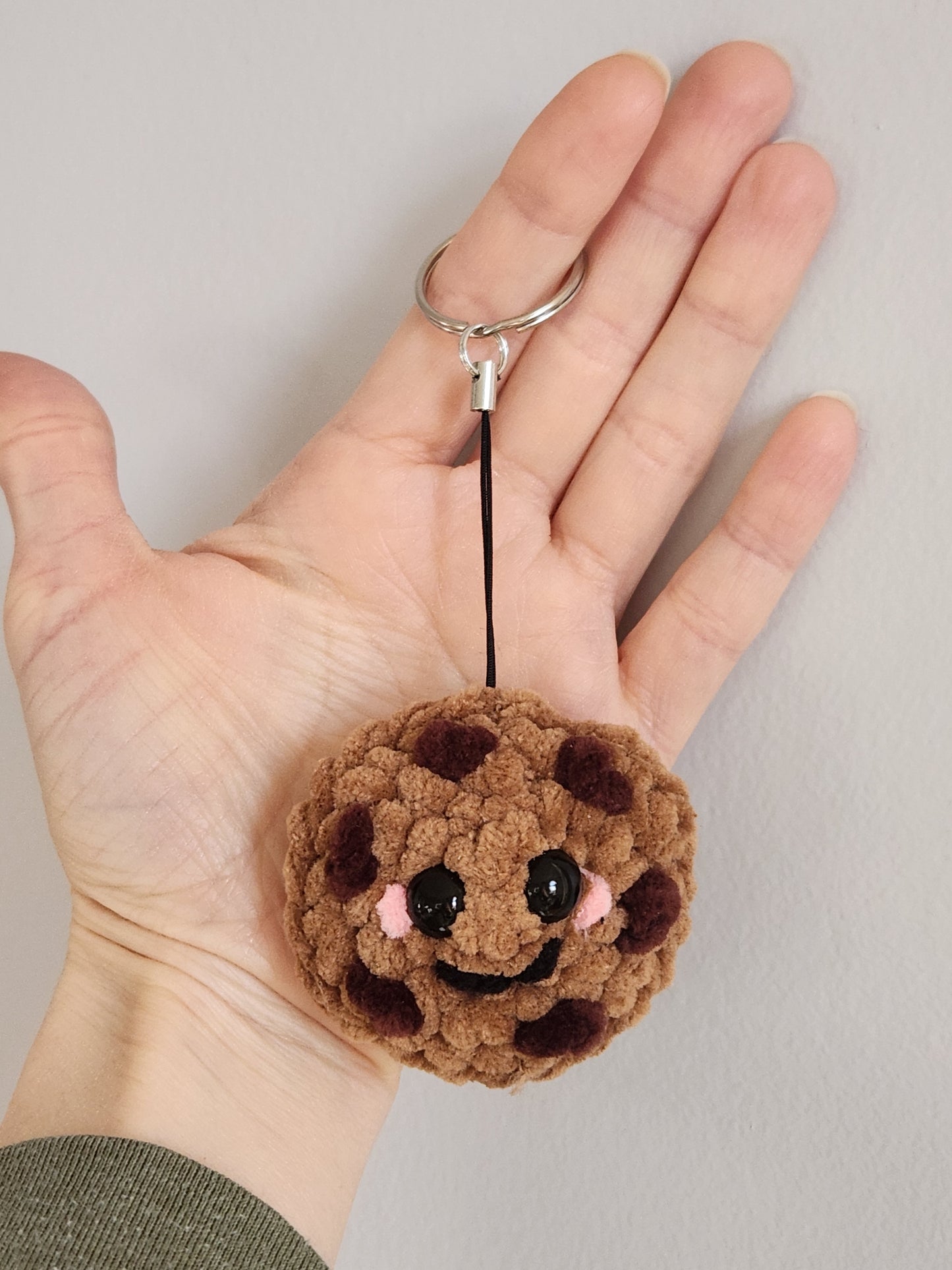 Chocolate Chip Cookie Keychain