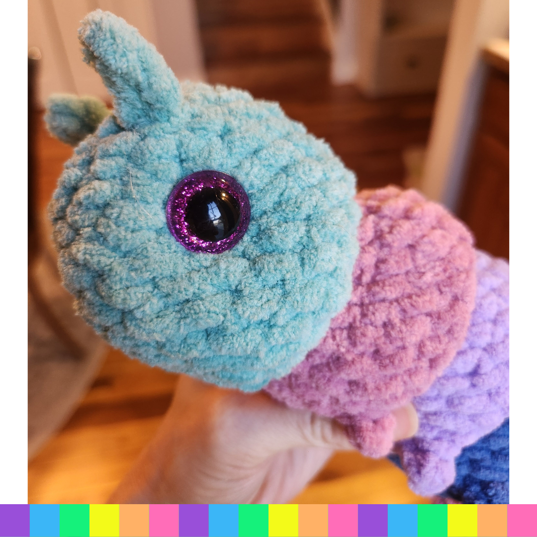 Crochet Caterpillar Plushie