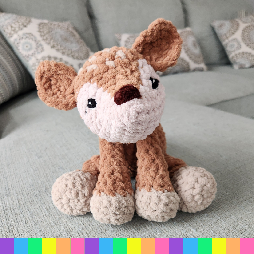 Crocheted Fawn Plushie