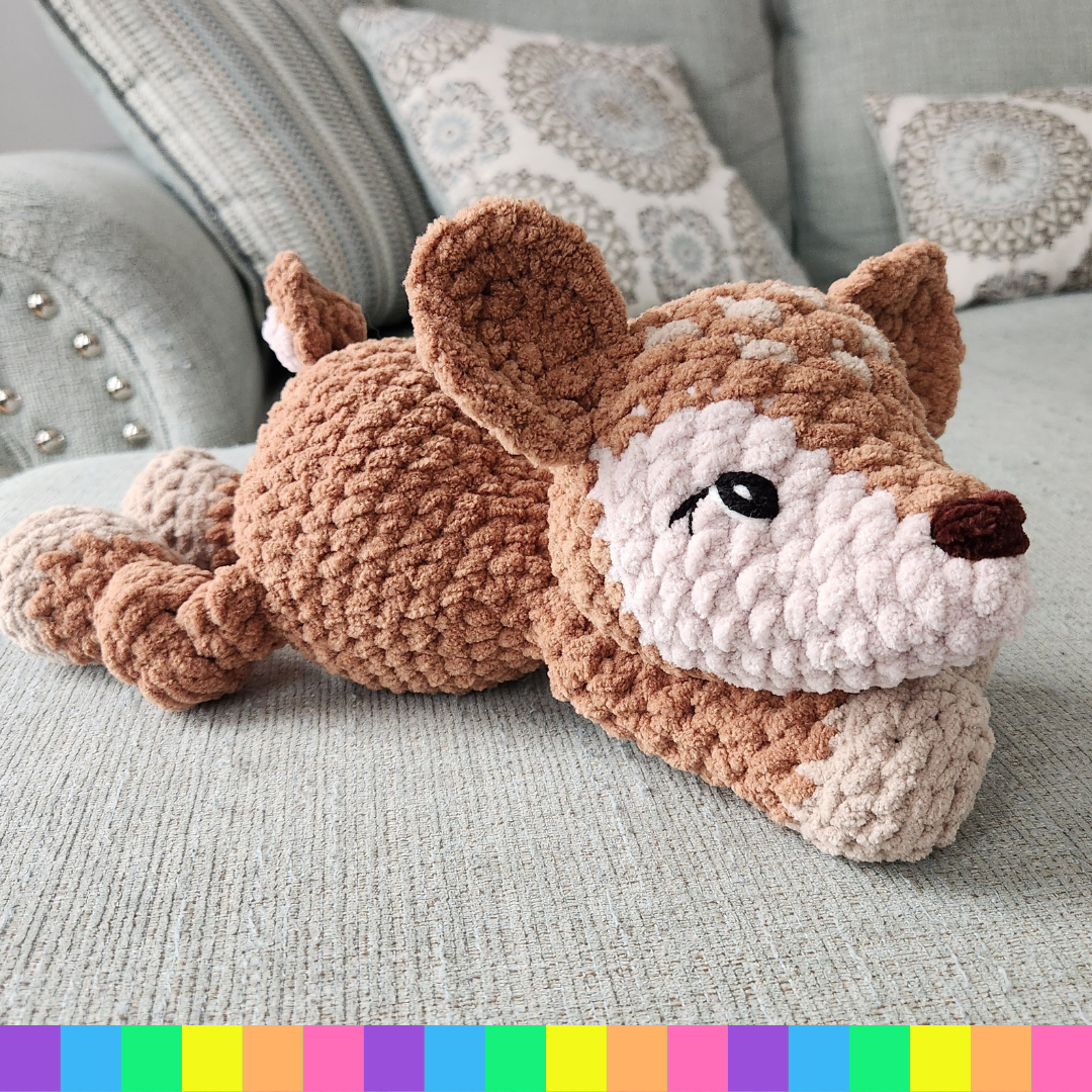 Crocheted Fawn Plushie