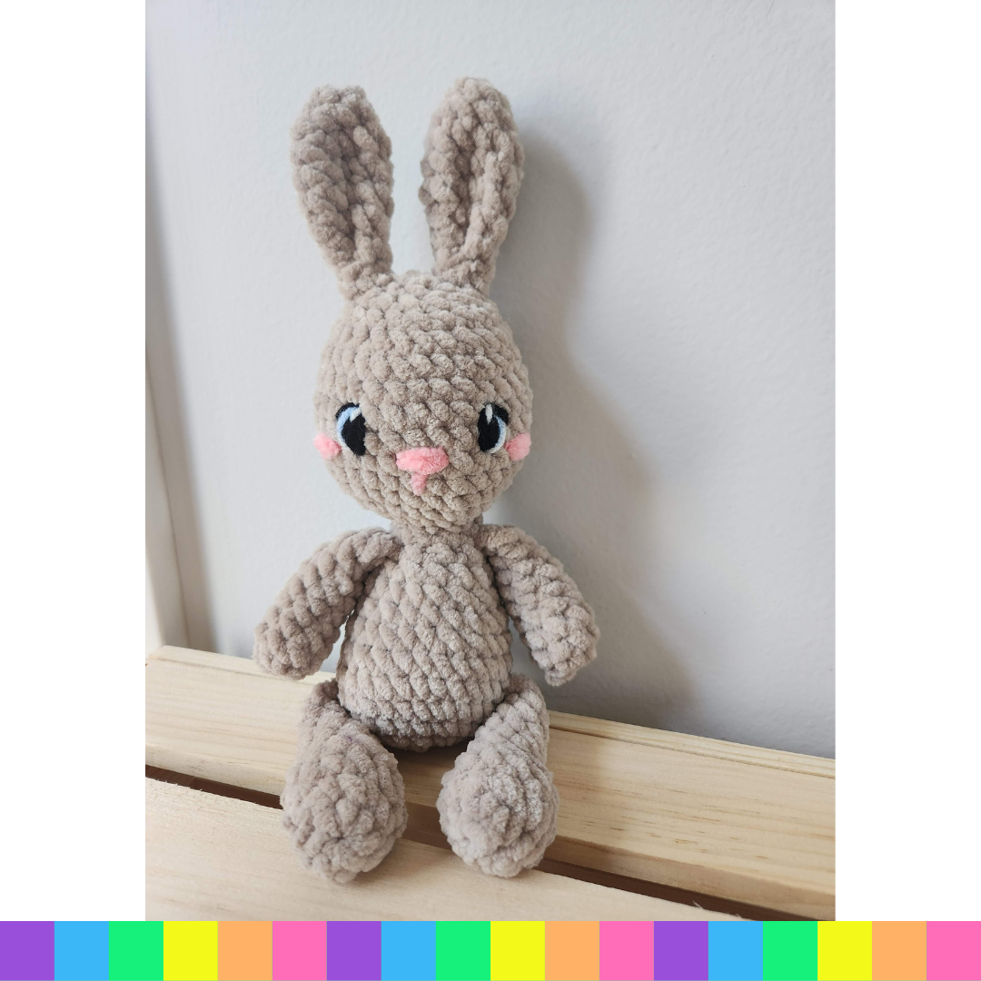 Bunny in Overalls Plushie