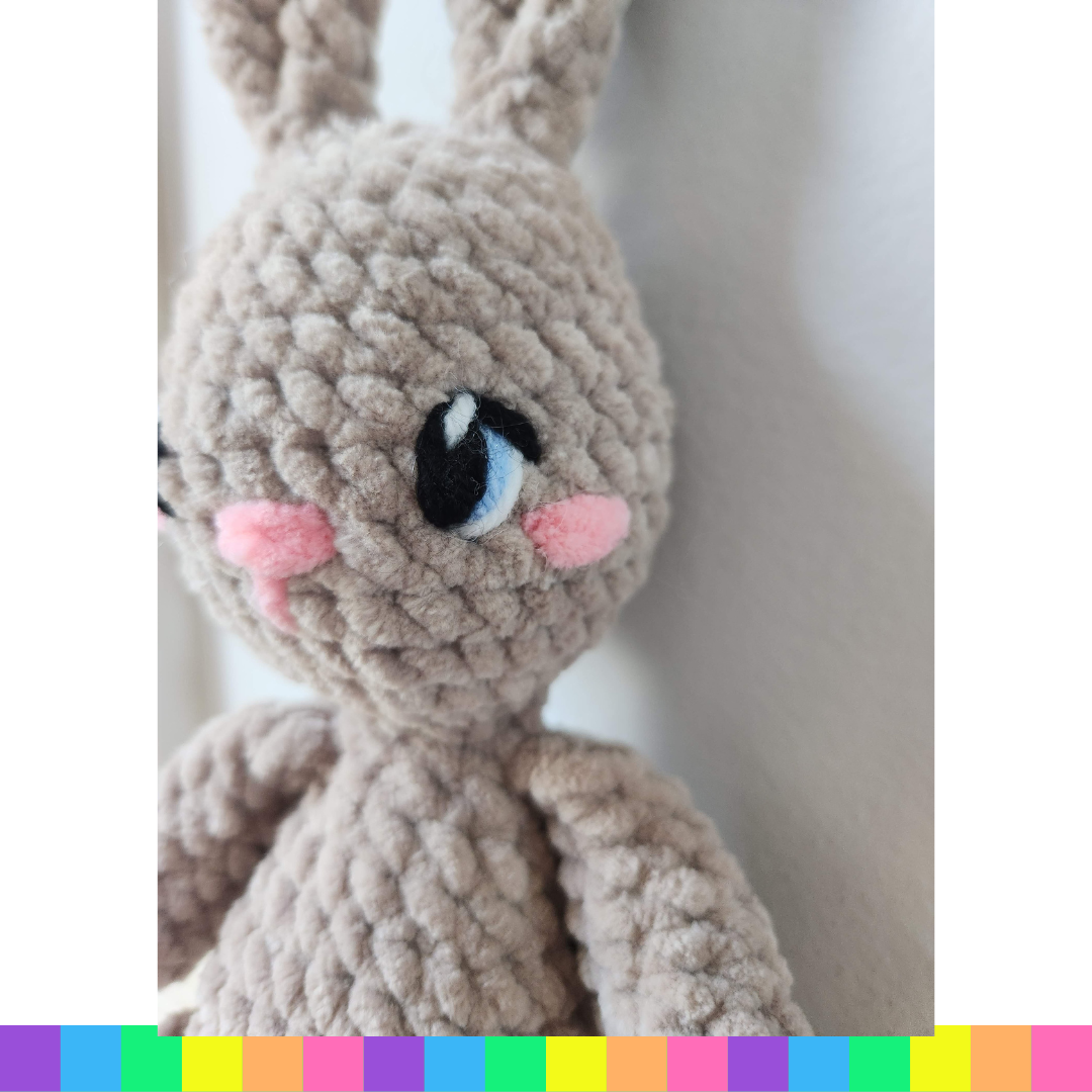 Bunny in Overalls Plushie