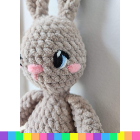Bunny in Overalls Plushie