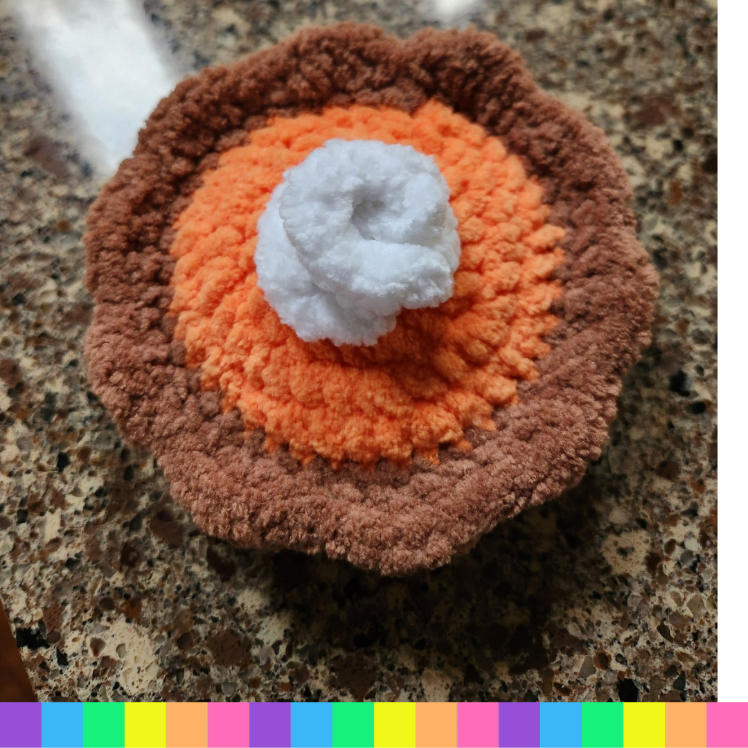 Mini Pumpkin Pie Plushie