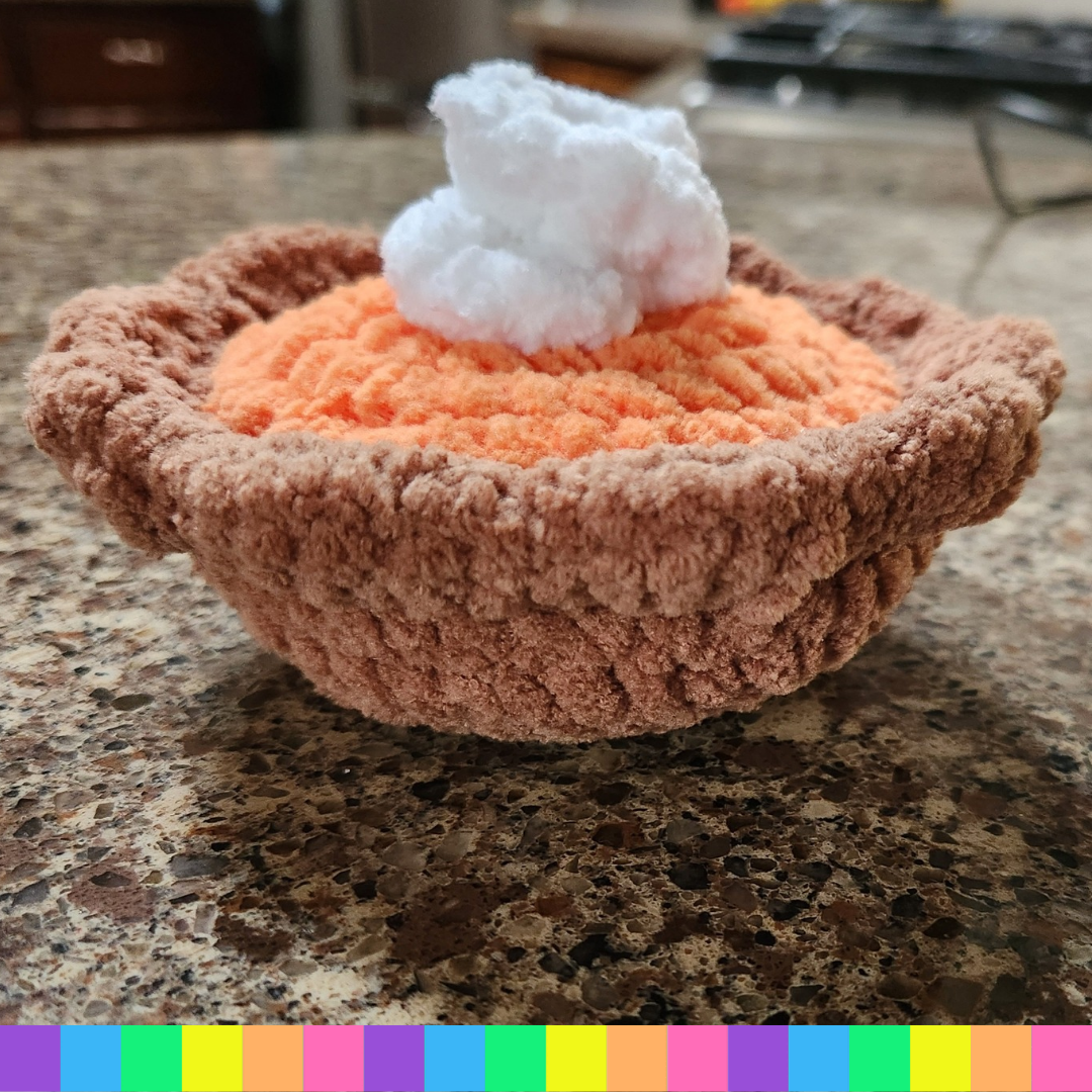 Mini Pumpkin Pie Plushie