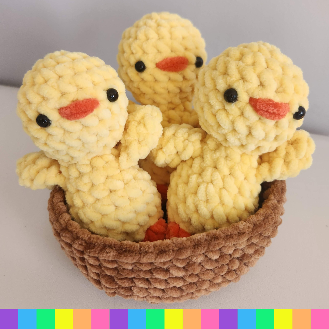 Chicks in a Nest Plushie