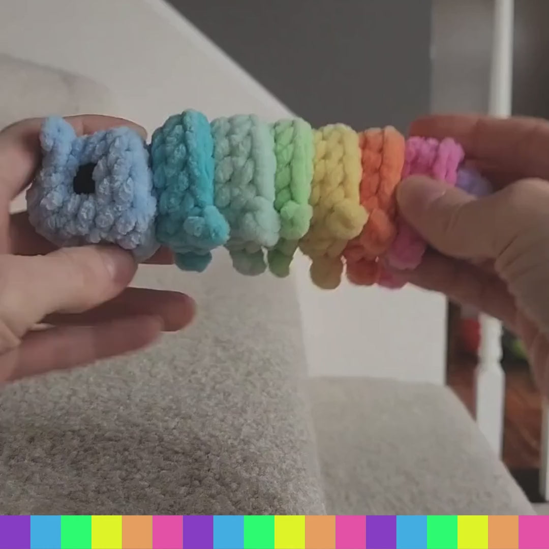Crocheted Mini Caterpillar 