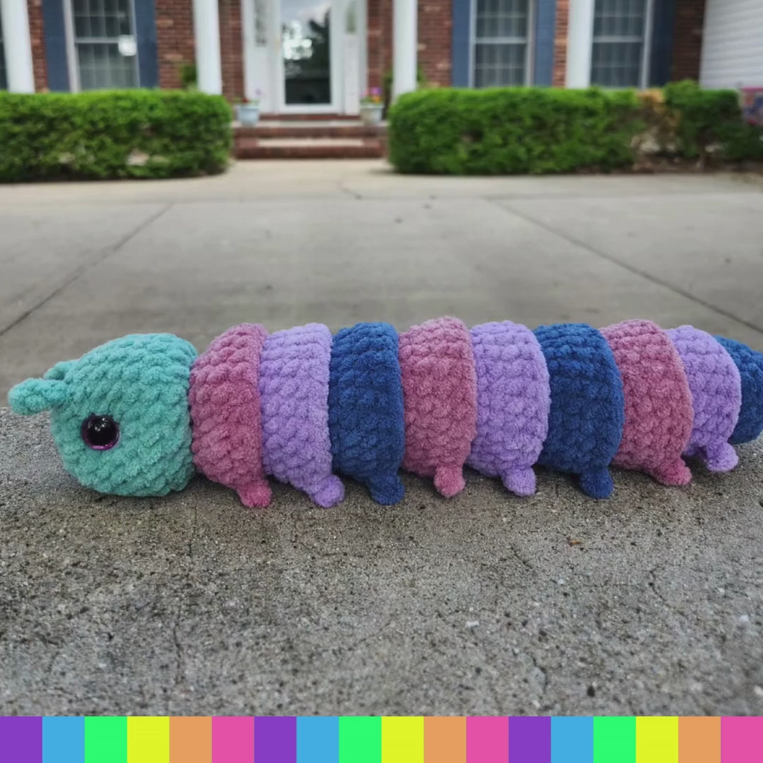 Crochet Caterpillar Plushie